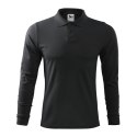 Koszulka polo Malfini Single J. LS M MLI-21194 ebony gray L