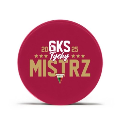 Krążek hokejowy GKS Tychy 6 Mistrz Polski SREBKR-GKS czarny Krążek hokejowy GKS Tychy 6 Mistrz Polski SREBKR-GKS czarny