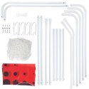 Bramka z siatką i panelem do celowania Nils BR240P 2w1 240x150cm 10-10-821 N/A