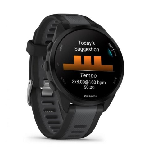 Zegarek Garmin Forerunner 165 Black / Slate Grey 43 mm 010-02863-20 N/A Zegarek Garmin Forerunner 165 Black / Slate Grey 43 mm 010-02863-20 N/A