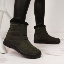 Śniegowce wodoodporne na zamek NEWS W EVE181D khaki 38