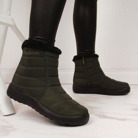 Śniegowce wodoodporne na zamek NEWS W EVE181D khaki 38 Śniegowce wodoodporne na zamek NEWS W EVE181D khaki 38