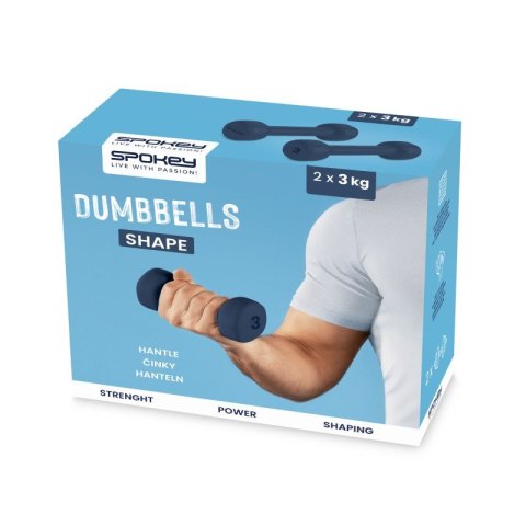 Hantle Spokey Shape SPK-943103 2 x 3 kg 2x3kg Hantle Spokey Shape SPK-943103 2 x 3 kg 2x3kg