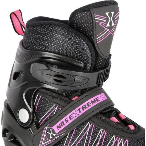 Łyżworolki Nils Extreme NH11912 A 2w1 z wymienną płozą hokejową 31-34 Jr 16-21-045 N/A Łyżworolki Nils Extreme NH11912 A 2w1 z wymienną płozą hokejową 31-34 Jr 16-21-045 N/A