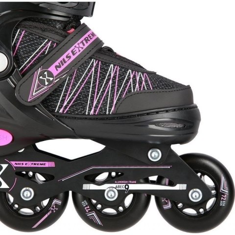 Łyżworolki Nils Extreme NH11912 A 2w1 z wymienną płozą hokejową 31-34 Jr 16-21-045 N/A Łyżworolki Nils Extreme NH11912 A 2w1 z wymienną płozą hokejową 31-34 Jr 16-21-045 N/A