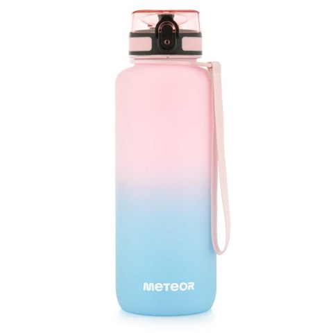 Bidon sportowy Meteor 1500 ml różowy/niebieski uniw