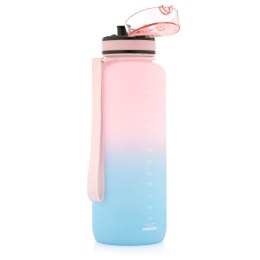 Bidon sportowy Meteor 1500 ml różowy/niebieski uniw