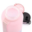 Bidon sportowy Meteor 1500 ml różowy/niebieski uniw